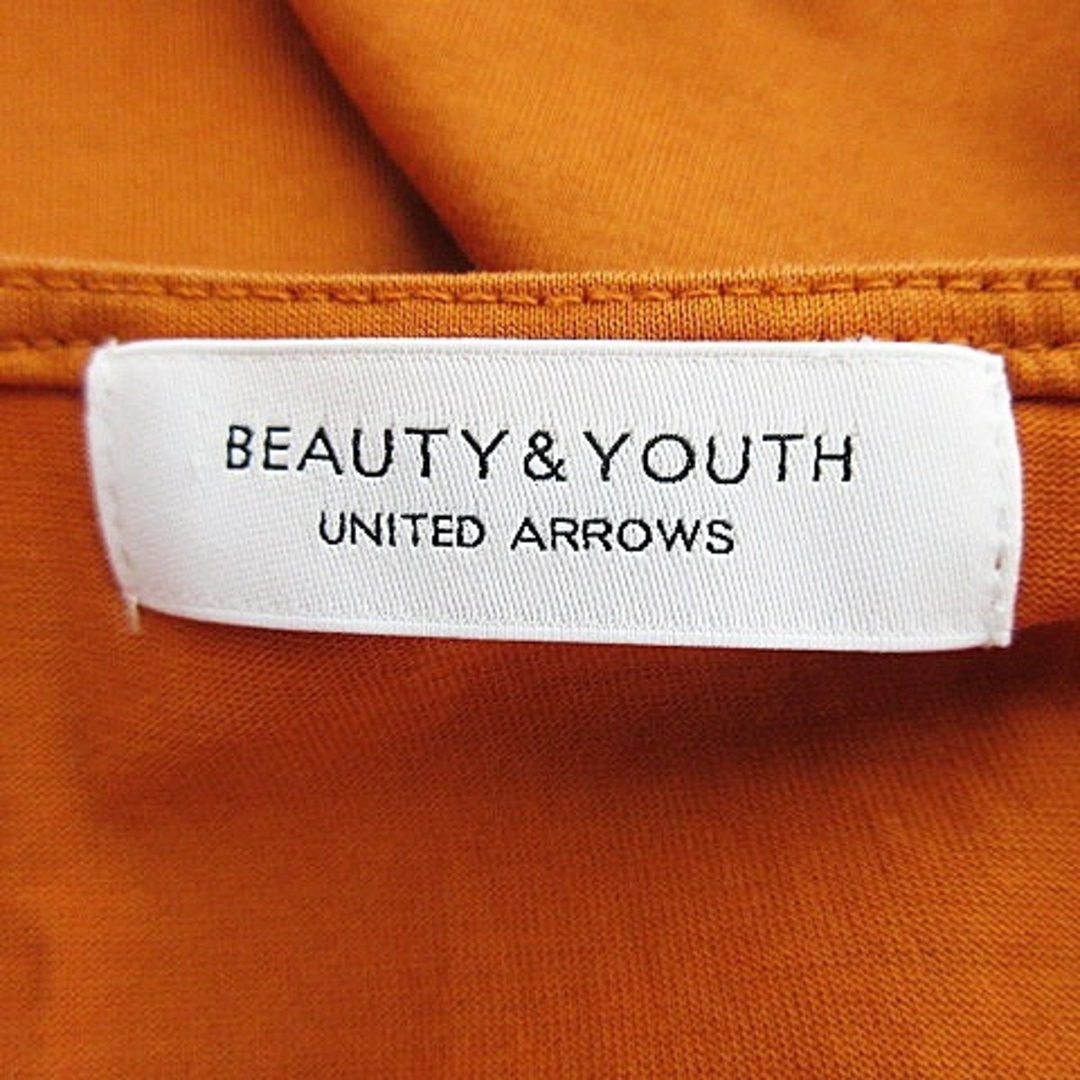 BEAUTY&YOUTH UNITED ARROWS(ビューティアンドユースユナイテッドアローズ)のB&Y ユナイテッドアローズ ブラウス 半袖 Vネック パンチング刺繍 オレンジ レディースのトップス(シャツ/ブラウス(半袖/袖なし))の商品写真