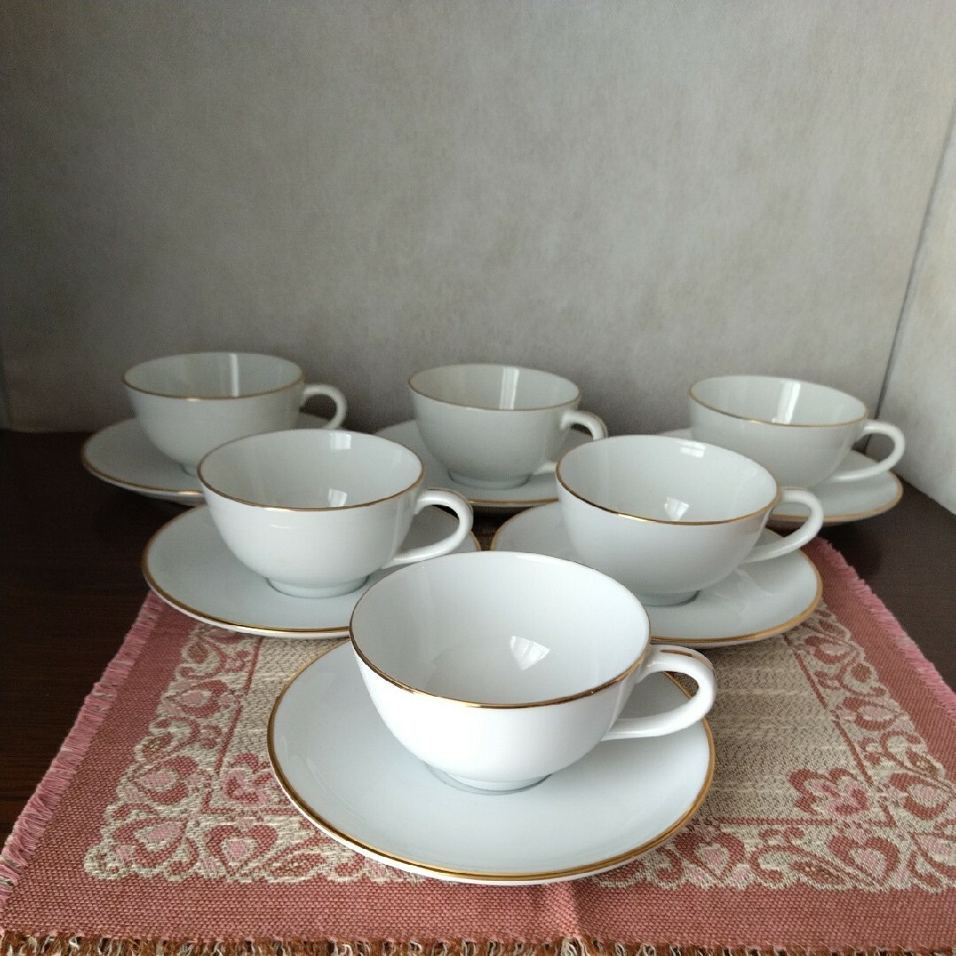 Noritake - シンプル純白金彩 ノリタケ(Nittoroyal RC) ティー Noritake - シンプル純白金彩 ノリタケ(Nittoroyal RC) ティー