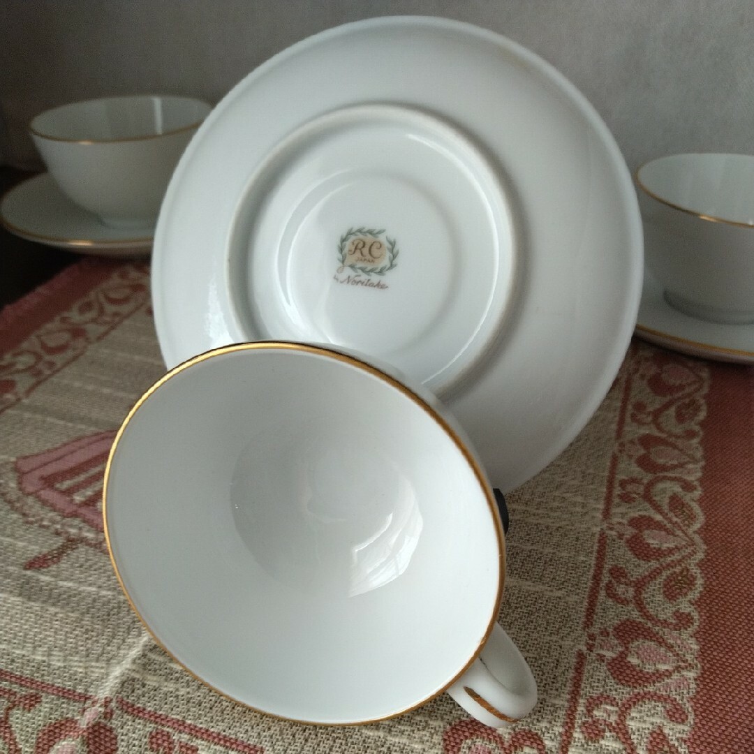 Noritake - シンプル純白金彩 ノリタケ(Nittoroyal RC) ティー Noritake - シンプル純白金彩 ノリタケ(Nittoroyal RC) ティー