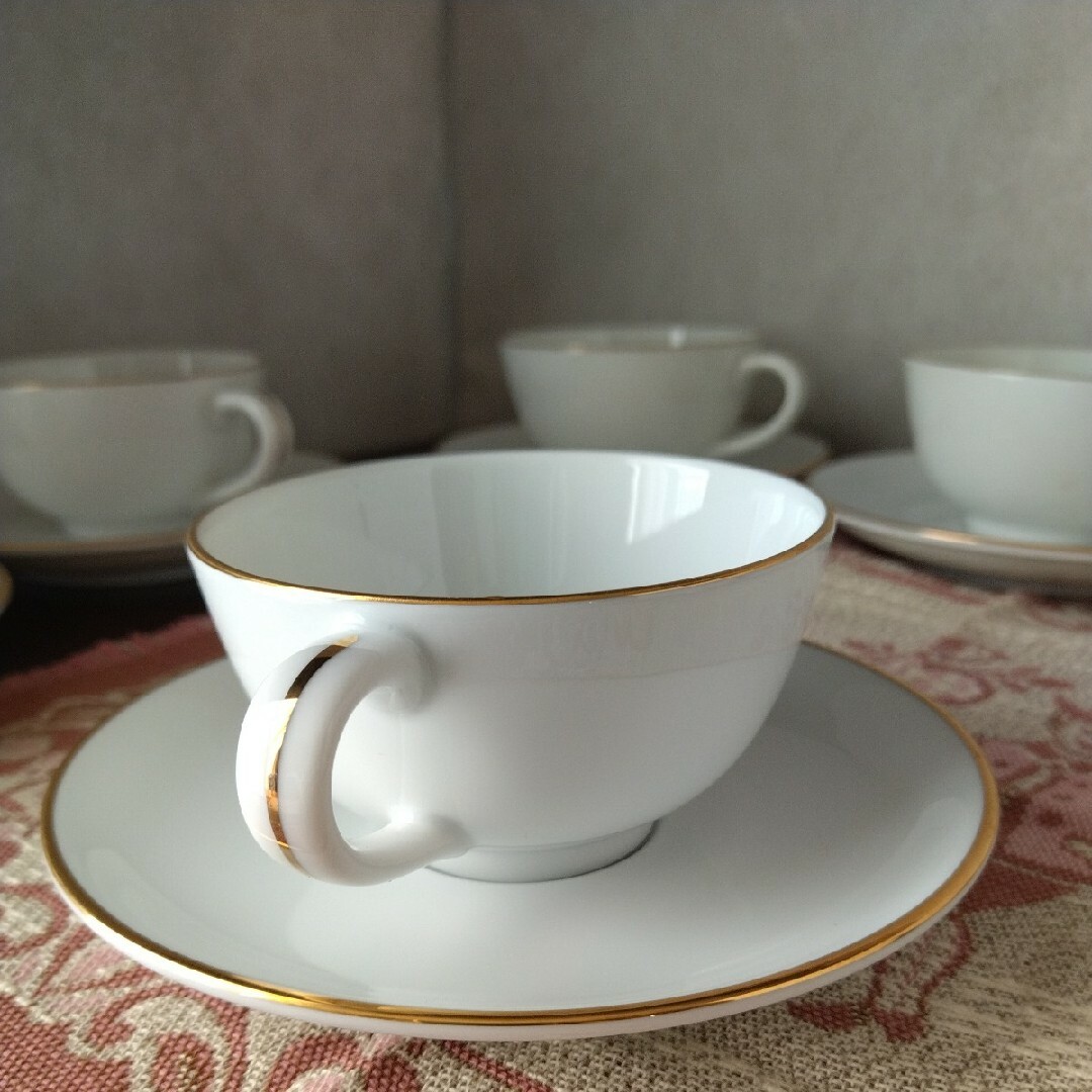 Noritake - シンプル純白金彩 ノリタケ(Nittoroyal RC) ティー Noritake - シンプル純白金彩 ノリタケ(Nittoroyal RC) ティー