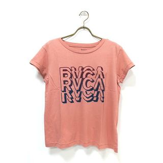 ルーカ(RVCA)の【未使用】【新古品】RVCA ルーカ トップス レディース Tシャツ くすみピンク 半袖 AJ043-303 XS(Tシャツ(半袖/袖なし))