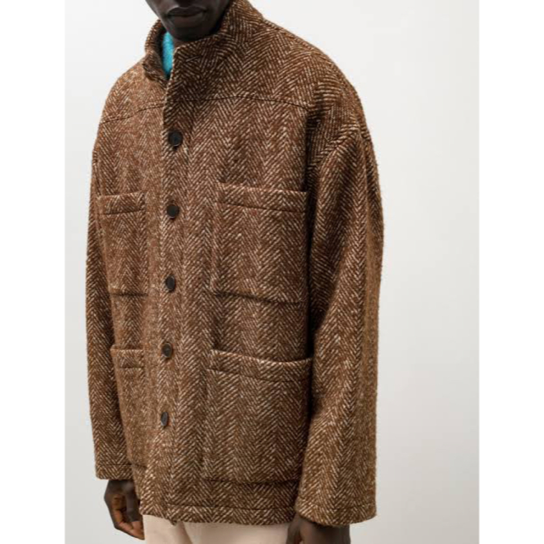 AURALEE(オーラリー)のauralee 22aw TWEED BLOUSON 希少品 名品 ‼️ メンズのジャケット/アウター(ブルゾン)の商品写真