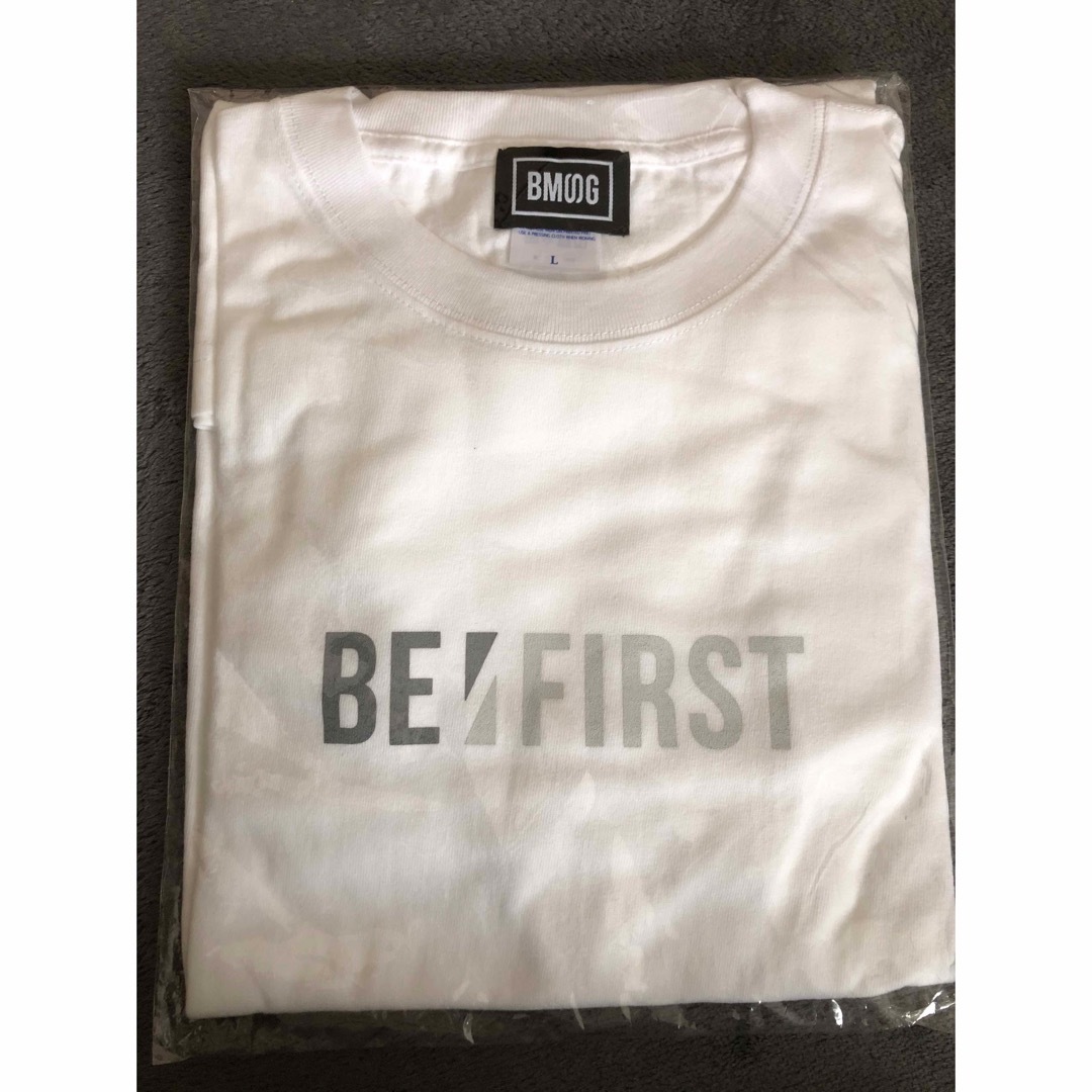 BE:FIRST カラーロゴロングスリーブTシャツ　白　Lサイズ