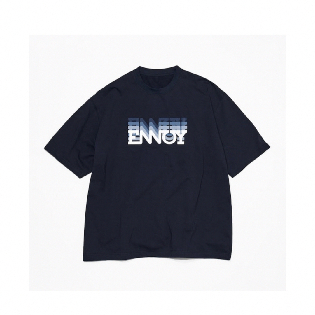 ENNOY ELECTORIC LOGO GRADATION T-SHIRT約52cm身幅