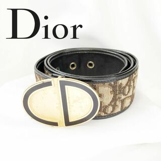クリスチャンディオール(Christian Dior)の美品♡クリスチャンディオール トロッター ロゴベルト(ベルト)