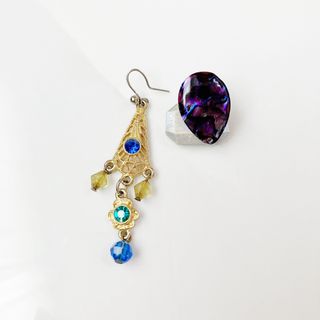 Vintage ＊ blue pierce set(ピアス)