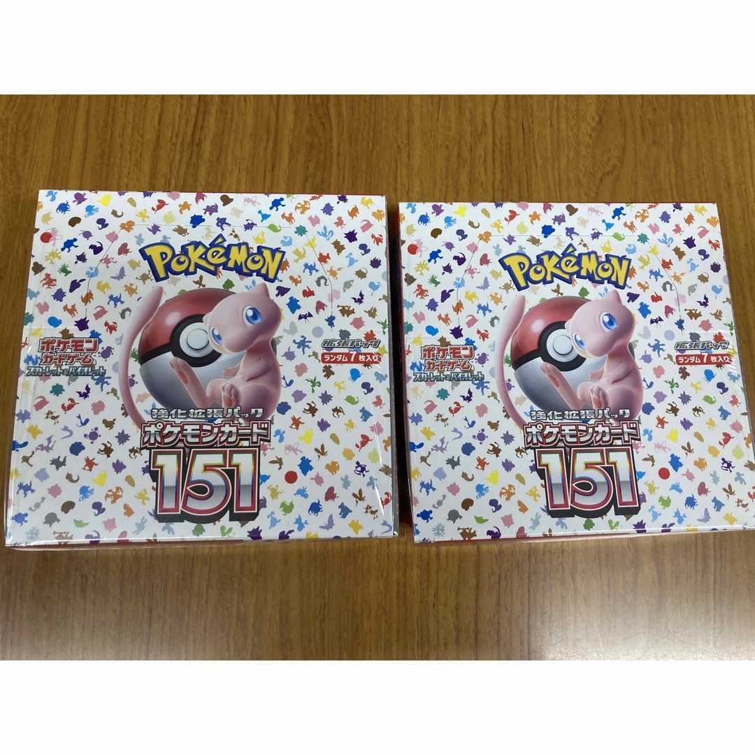 ポケモン - ポケモンカード151 BOX シュリンク付き 2箱セットの+