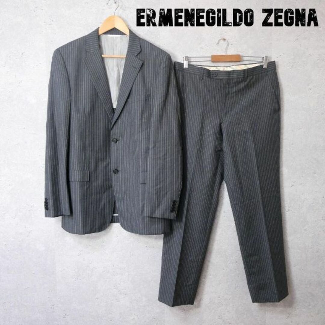 美品 Ermenegildo Zegna 春夏 ストライプ柄 セットアップ | フリマアプリ ラクマ