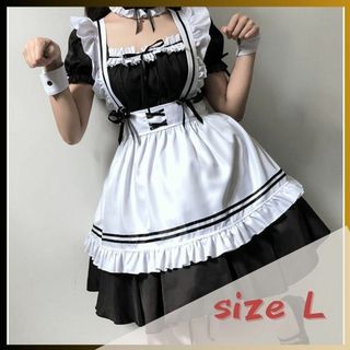 メイド服 コスプレ 6点セット ゴスロリ メイド ロリータ セクシー イベント(その他)