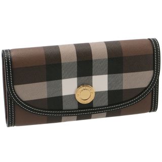 バーバリー(BURBERRY)のバーバリー BURBERRY 長財布 二つ折り コンチネンタルウォレット チェック ロングフラップ 二つ折り長財布 2023年秋冬新作 8072668(財布)