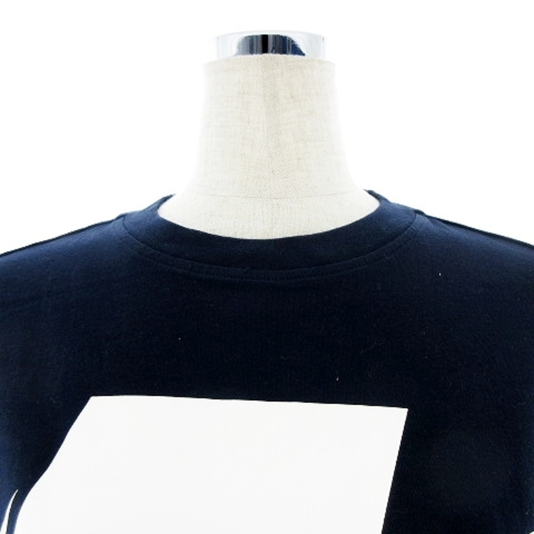 NIKE(ナイキ)のナイキ Tシャツ カットソー 半袖 クルーネック プリント M 紺 白 レディースのトップス(Tシャツ(半袖/袖なし))の商品写真