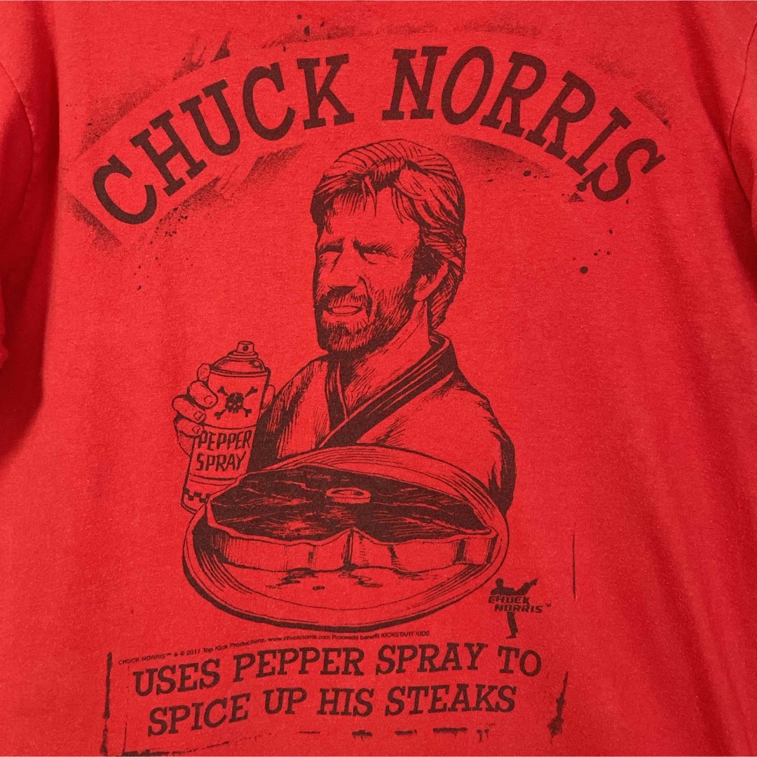 CHUCK NORRIS チャックノリス 武術家 Hybrid Tシャツ 古着 メンズのトップス(Tシャツ/カットソー(半袖/袖なし))の商品写真