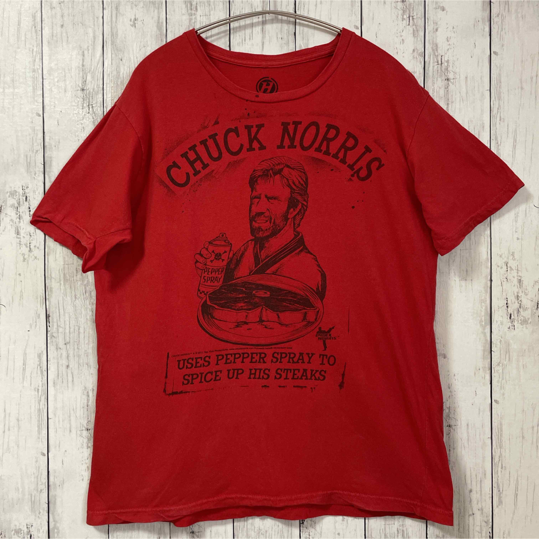 CHUCK NORRIS チャックノリス 武術家 Hybrid Tシャツ 古着 メンズのトップス(Tシャツ/カットソー(半袖/袖なし))の商品写真