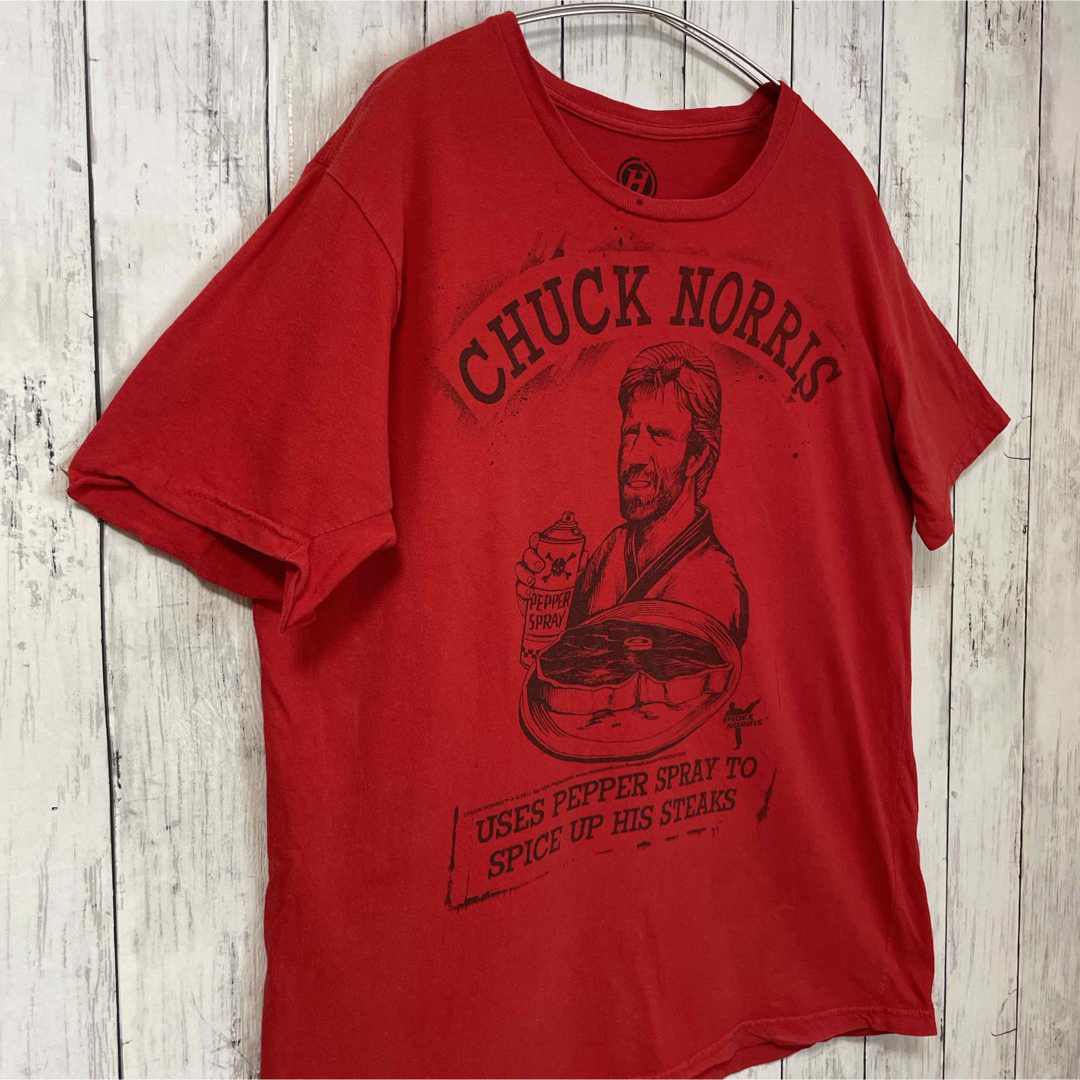 CHUCK NORRIS チャックノリス 武術家 Hybrid Tシャツ 古着 メンズのトップス(Tシャツ/カットソー(半袖/袖なし))の商品写真