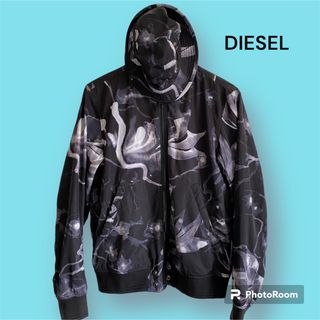 DIESEL 2018 中綿ジャケット　ナイロンパーカー　ブラック