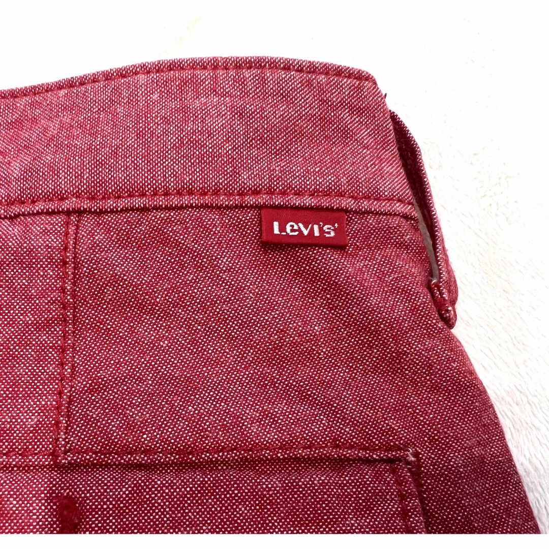 Levi's(リーバイス)のリーバイス ハーフパンツ メンズ W28 165/72A 赤系 レッド 美品 メンズのパンツ(ショートパンツ)の商品写真