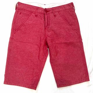 リーバイス(Levi's)のリーバイス ハーフパンツ メンズ W28 165/72A 赤系 レッド 美品(ショートパンツ)