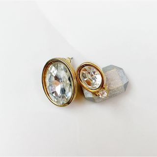 Vintage ＊ clear stone pierce set(ピアス)