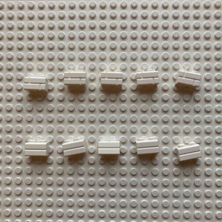 レゴ(Lego)のLego 1x2 レンガ　ホワイト系　10個セット(知育玩具)