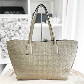 LOEWE - 美品☆ ロエベ Tショッパー リピート アナグラム グレージュ