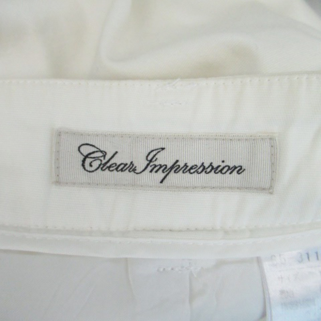 CLEAR IMPRESSION(クリアインプレッション)のクリアインプレッション クロップドパンツ 七分丈 1 オフホワイト レディースのパンツ(その他)の商品写真