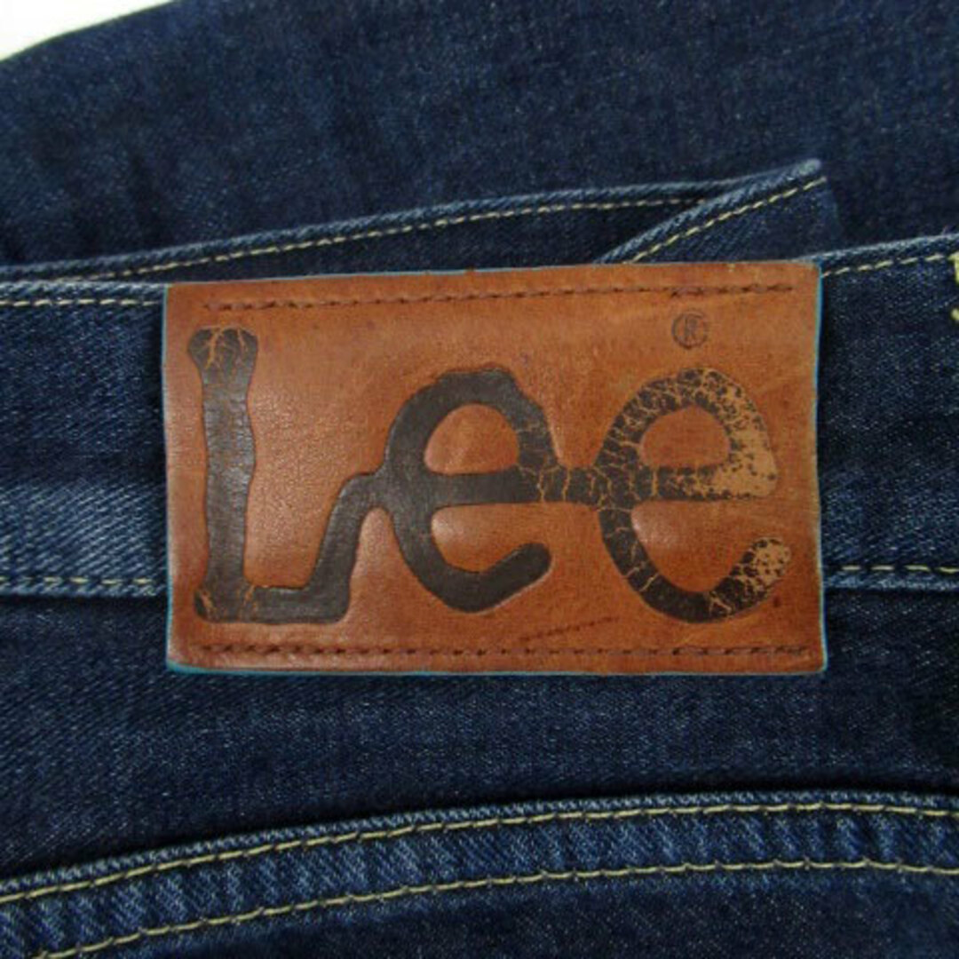 Lee(リー)のリー LEE デニムパンツ ジーンズ ストレート アンクル丈 XS 紺 ネイビー レディースのパンツ(デニム/ジーンズ)の商品写真