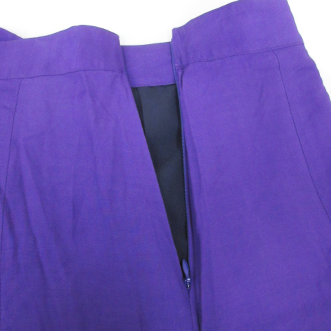 Spick & Span(スピックアンドスパン)のスピック&スパン フレアスカート ロング丈 マキシ丈 無地 38 紫 /FF37 レディースのスカート(ロングスカート)の商品写真