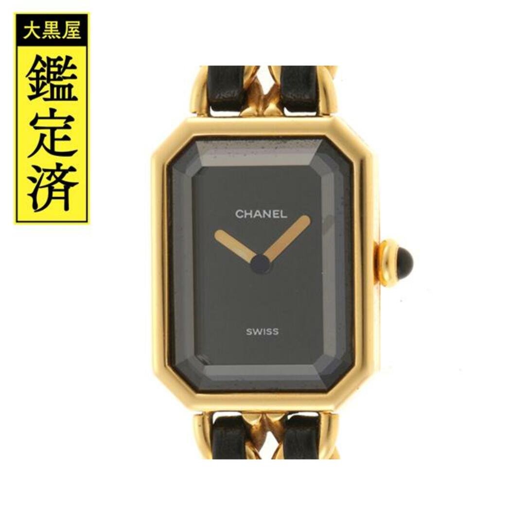 CHANEL - CHANEL　シャネル　プルミエールL　H0001　GP/革　クォーツ【431】