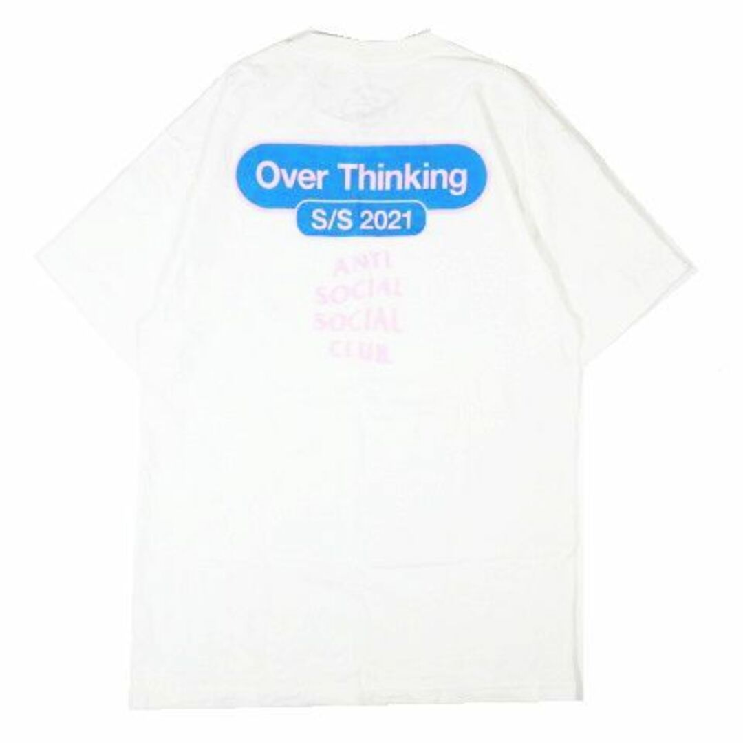 other(アザー)のAnti Social Club Over Thinking 21 Tee 白 レディースのトップス(Tシャツ(半袖/袖なし))の商品写真