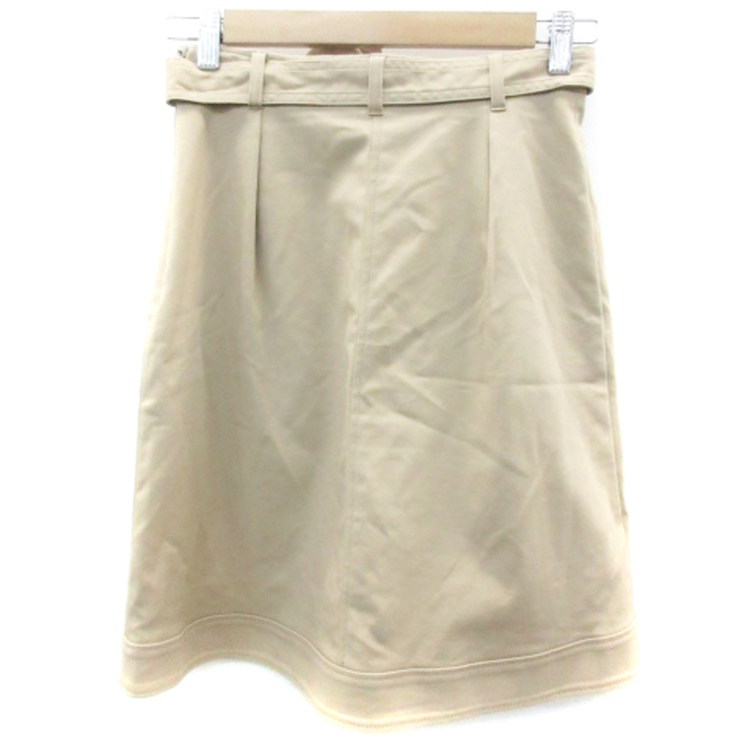 Apuweiser-riche(アプワイザーリッシェ)のアプワイザーリッシェ フレアスカート ひざ丈 ボタンダウン風 リボン 2 レディースのスカート(ひざ丈スカート)の商品写真