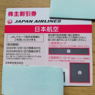 ジャル(ニホンコウクウ)(JAL(日本航空))のJAL 株主優待券 1枚。日本航空 有効期限2024年5月31日まで(航空券)