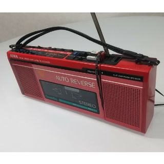 アイワ(aiwa)の【希少】小型 AIWA CassetteBoy ラジカセ HS-J11(ポータブルプレーヤー)