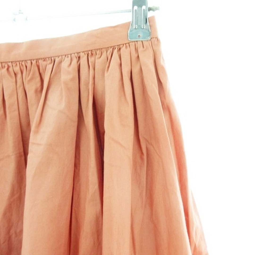 URBAN RESEARCH DOORS(アーバンリサーチドアーズ)のアーバンリサーチ ドアーズ スカート フレア ひざ丈 コットン F オレンジ レディースのスカート(ひざ丈スカート)の商品写真