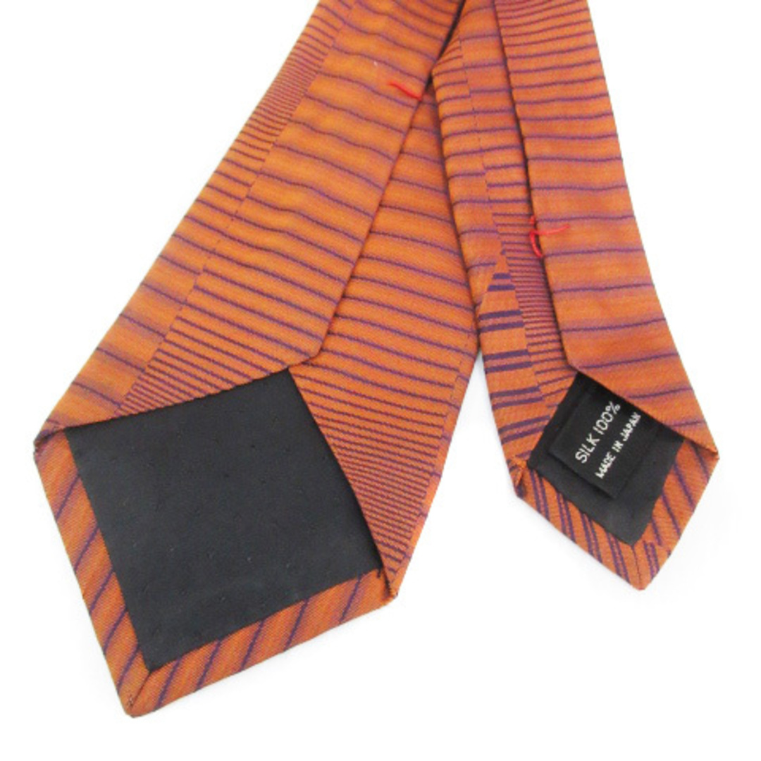 DKNY(ダナキャランニューヨーク)のダナキャランニューヨーク ネクタイ レギュラータイ オレンジ 紺 /FF60 メンズのファッション小物(ネクタイ)の商品写真