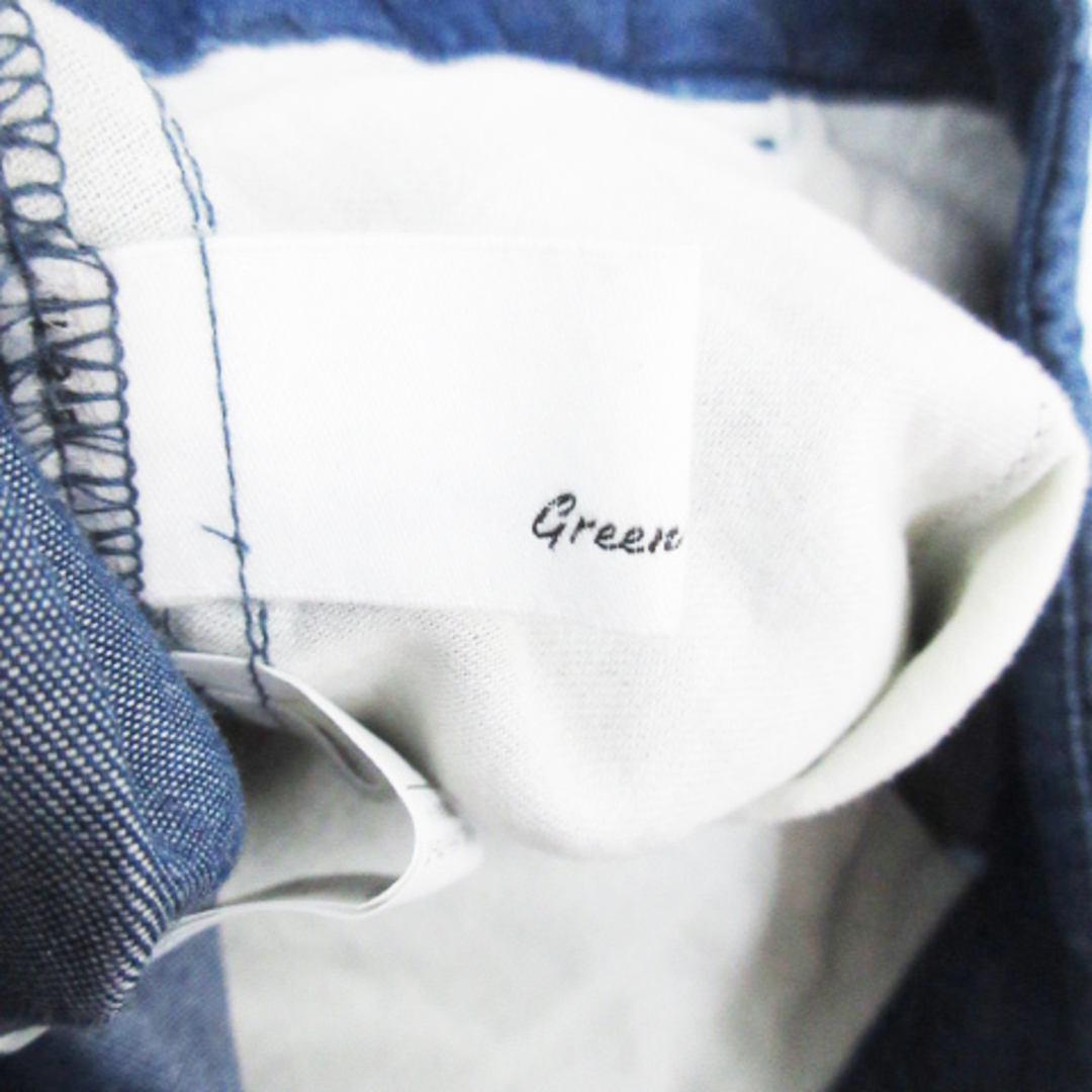 UNITED ARROWS green label relaxing(ユナイテッドアローズグリーンレーベルリラクシング)のグリーンレーベルリラクシング ガウチョパンツ スカーチョ ワイドパンツ 36 青 レディースのパンツ(その他)の商品写真