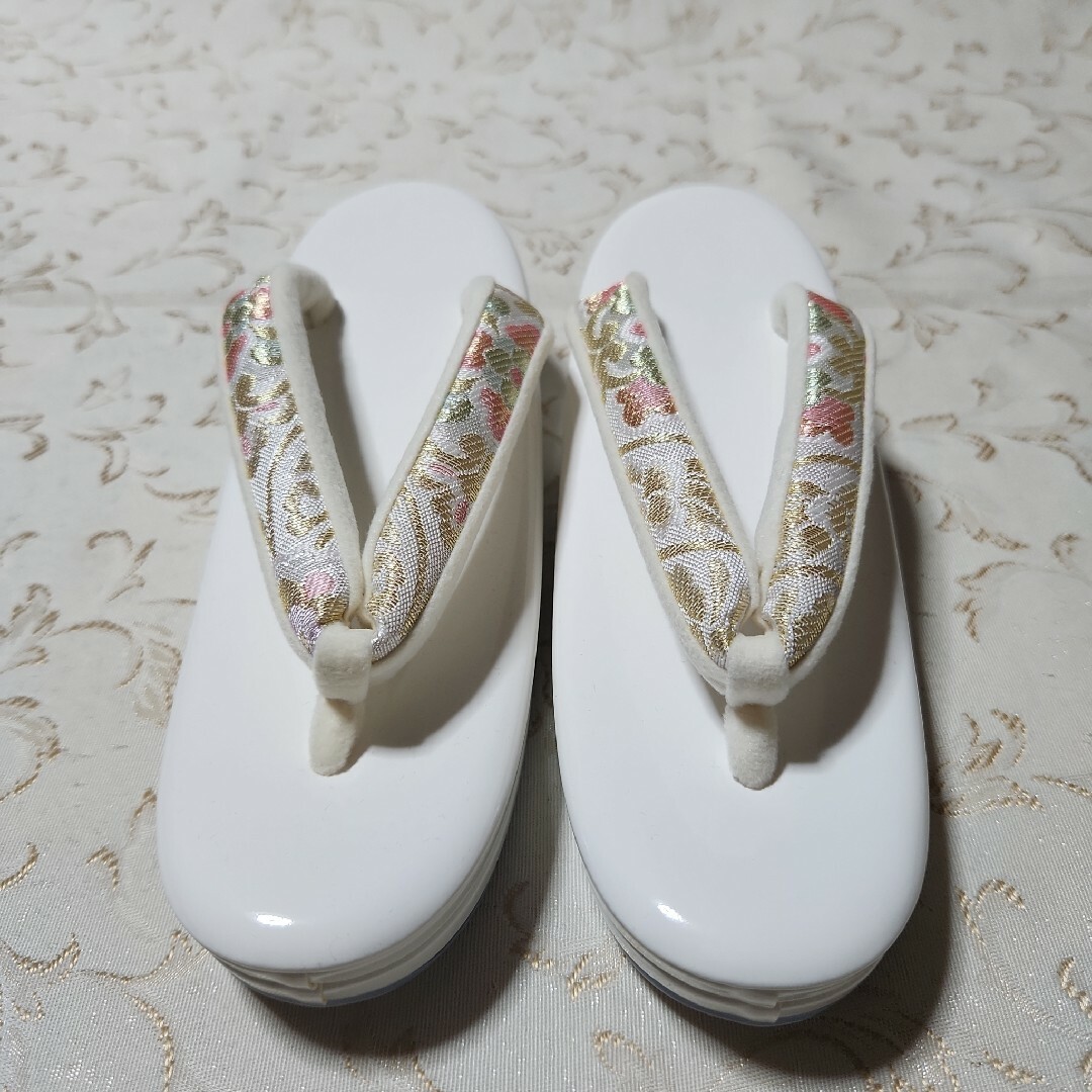 #737 ( 未使用品) 七五三 お正月 草履バック 21.5cm
