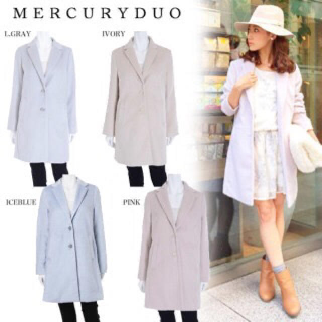 MERCURYDUO - マーキュリーデュオ♡シャギーチェスターコートの通販 by ... MERCURYDUOシャギーミディ丈チェスターコート