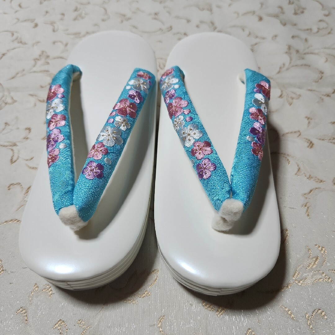 #738 ( 未使用品) 七五三 お正月 草履バック 21.5cm