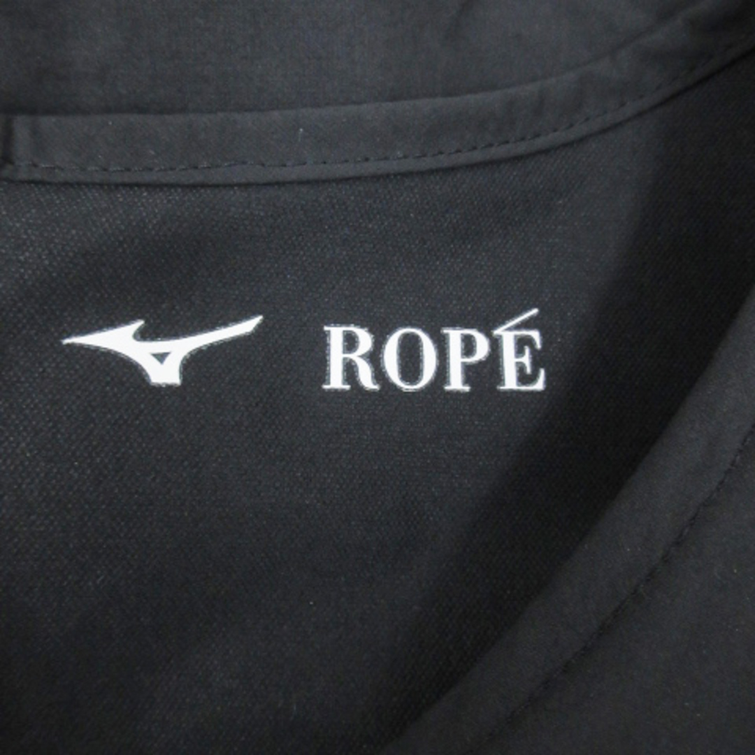 ROPE’(ロペ)のロペ × ミズノ フレアワンピース ロング丈 マキシ丈 五分袖 36 黒 レディースのワンピース(ロングワンピース/マキシワンピース)の商品写真