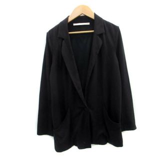 ブラックバイマウジー(BLACK by moussy)のブラック バイ マウジー テーラードジャケット ミドル丈 総裏地 1 ブラック(その他)