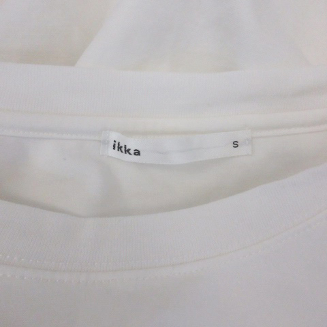 ikka(イッカ)のイッカ ikka カットソー 七分袖 クルーネック S ホワイト 白 メンズのトップス(その他)の商品写真