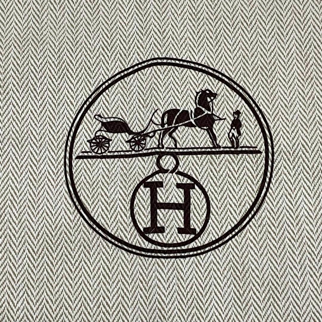 Hermes(エルメス)のHERMES  エルメス  保存袋  巾着袋  ヘリンボーン 54×61 ① レディースのファッション小物(その他)の商品写真