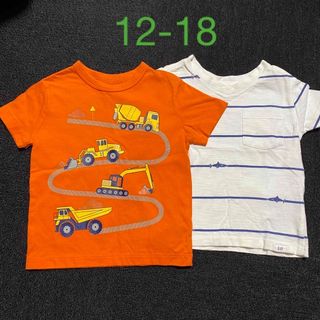 ベビーギャップ(babyGAP)のジャンク品　baby GAP  Tシャツ　はたらく車(Ｔシャツ)