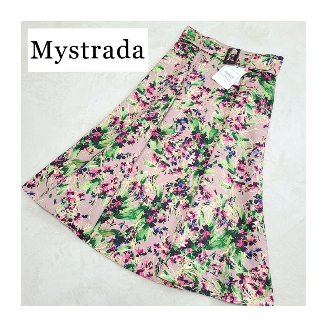 〘新品タグ付き〙Mystrada＊アートフラワースカート 1