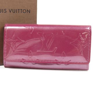 ルイヴィトン(LOUIS VUITTON)の新品同様美品 LOUIS VUITTON ルイヴィトン ミュルティクレ4 4連 ヴィンテージ ヴェルニ キーケース パテントレザー パープル【中古】(キーケース)