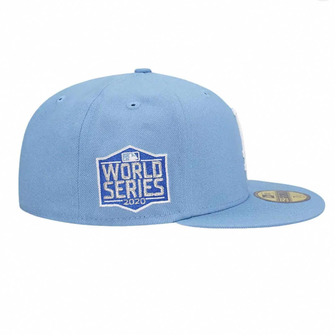 【美色激レア】NEWERA ロサンゼルス ドジャース WS2020 スカイブルー