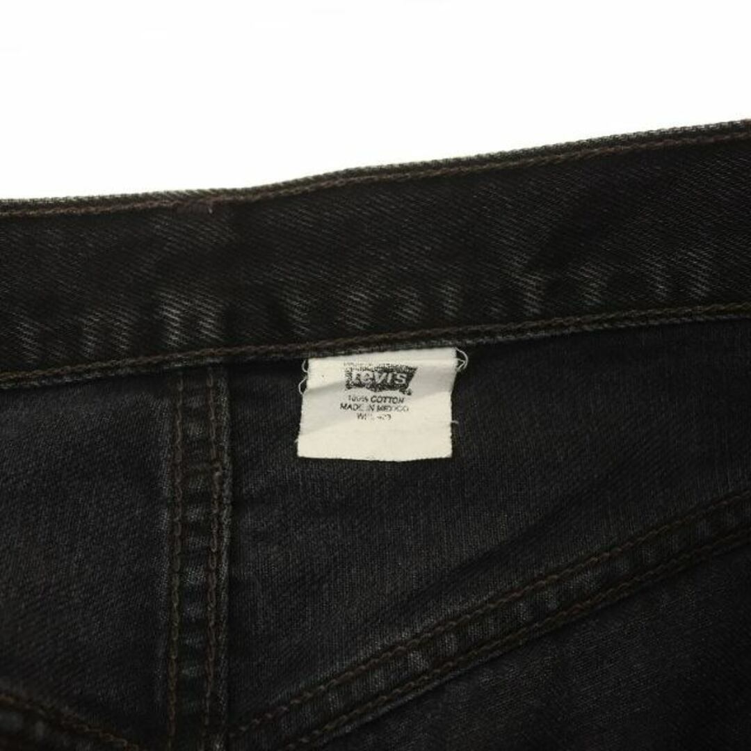 Levi's(リーバイス)のLevi's 501 デニムパンツ ジーンズ ボタンフライ ストレート M 黒 メンズのパンツ(デニム/ジーンズ)の商品写真