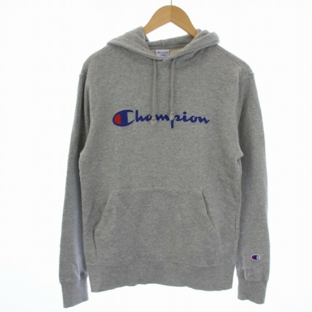 Champion CHAMPION パーカー スウェット トレーナー 長袖 ロゴ L グレーの通販 by ベクトル ラクマ店｜チャンピオンならラクマ