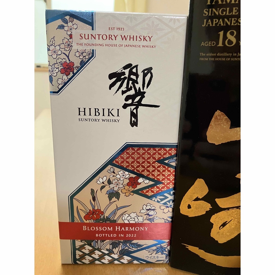 サントリー(サントリー)の山崎18年 響BH22 山崎LE22 山崎12年ミニチュア 食品/飲料/酒の酒(ウイスキー)の商品写真