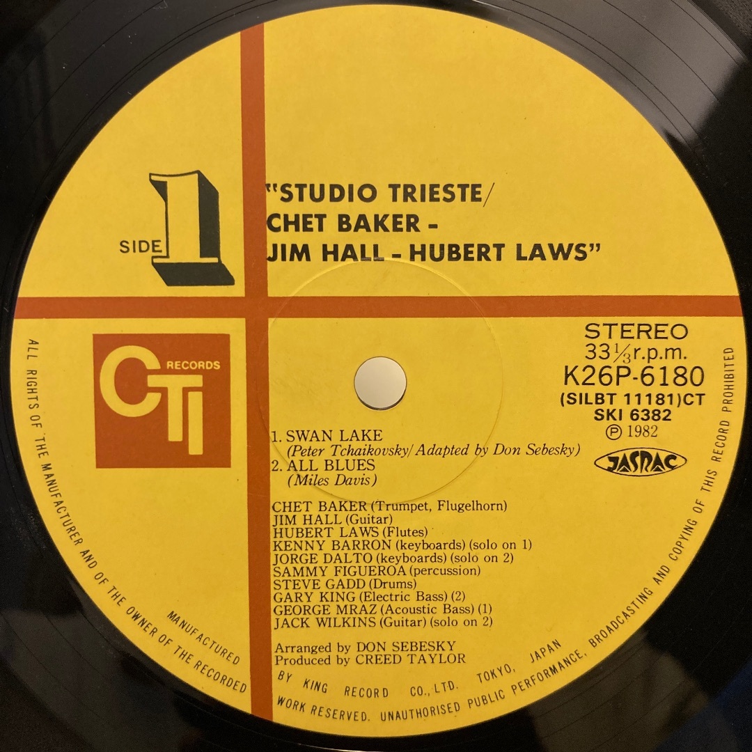 Chet Baker / Jim Hall / Hubert Laws 5